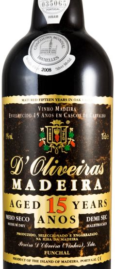 Madeira D'Oliveiras Meio Seco 15 anos