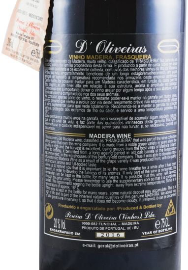 1985 Madeira D'Oliveiras Verdelho