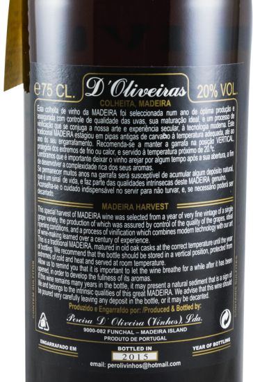 1999 Madeira D'Oliveiras Sercial Colheita