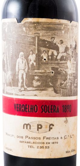 1959 Madeira Artur Barros e Sousa Verdelho Solera