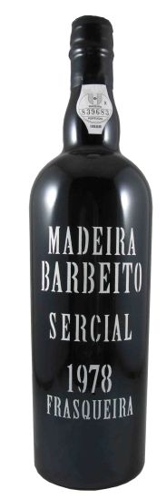 1978 Madeira Barbeito Sercial Frasqueira