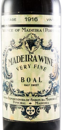 1916 Madeira Adega Exportadora dos Vinhos da Madeira Boal