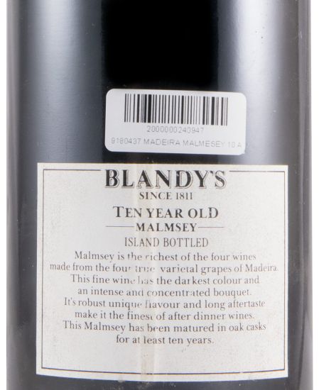 Madeira Blandy's Malmsey Rich 10 years