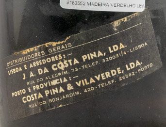 Madeira Leacock's's Verdelho (rótulo preto)