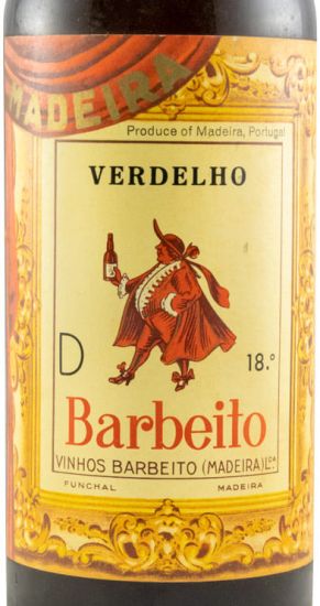 Madeira Barbeito Verdelho (yellow label)