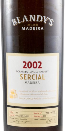 2002 Madeira Blandy's Sercial 50cl