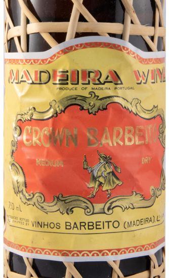 Madeira Barbeito Crown Medium Dry (garrafa empalhada)