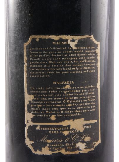 Madeira Funchal Wine Company Macieira Malmsey