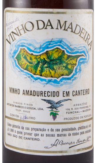Madeira Artur Barros e Sousa Mapa Canteiro