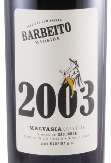 2003 Madeira Barbeito Malvasia 50cl