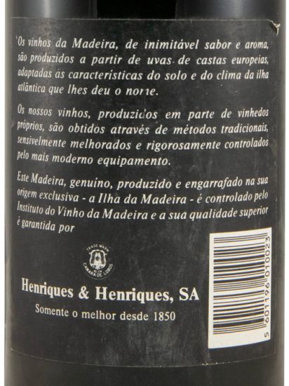 Madeira Henriques & Henriques Medium Rich