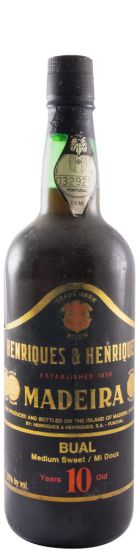 Madeira Henriques & Henriques Bual 10 anos