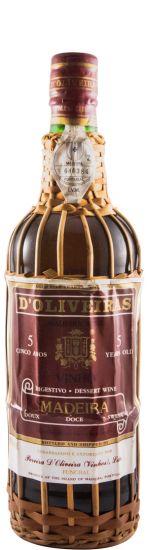 Madeira D'Oliveiras Doce 5 anos (garrafa empalhada)