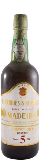 Madeira Henriques & Henriques Finest Dry Reserve 5 anos