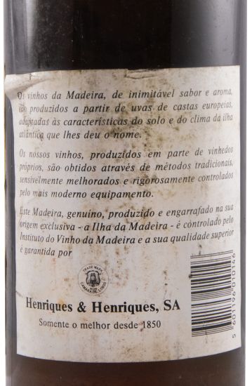 Madeira Henriques & Henriques Finest Dry Reserve 5 anos