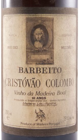 Madeira Barbeito Cristóvão Colombo Boal 10 anos
