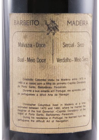 Madeira Barbeito Cristóvão Colombo Boal 10 anos