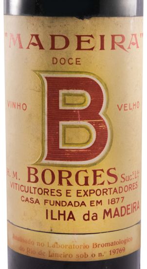 Madeira H. M. Borges B Doce Vinho Velho