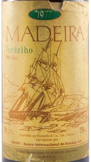 1977 Madeira Perestrello Banif Verdelho
