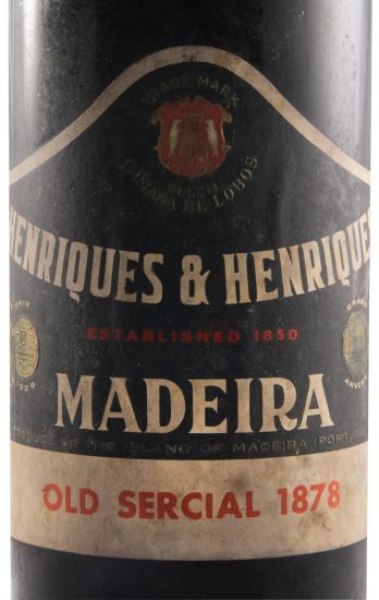 1878 Madeira Henriques & Henriques Old Sercial