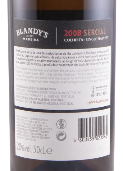2008 Madeira Blandy's Sercial 50cl