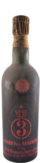 Madeira H. M. Borges N.º 3 Seco (gargalo empalhado)