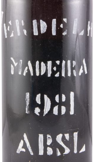 1981 Madeira Artur de Barros e Sousa Verdelho Meio Seco Canteiro