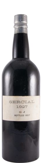 1927 Madeira Leacock's Sercial S.J. (engarrafado em 1937)