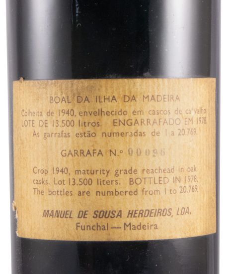 1940 Madeira Manuel Sousa Herdeiros Boal