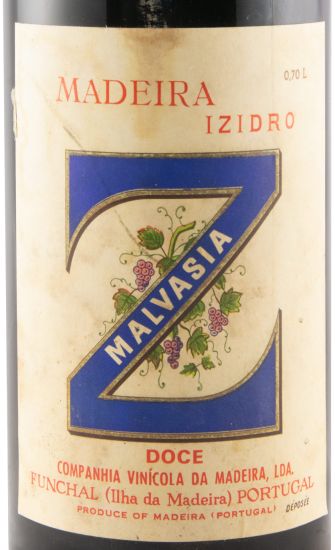 Madeira Companhia Vinícola da Madeira Izidro Z Malvasia Doce