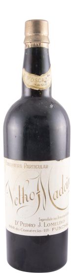 1895 Madeira Artur de Barros e Sousa Moscatel Frasqueira Particular JP Lomelino