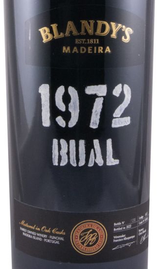 1972 Madeira Blandy's Bual