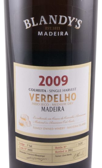 2009 Madeira Blandy's Verdelho