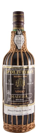 Madeira D'Oliveiras Meio Seco 5 anos (garrafa empalhada)
