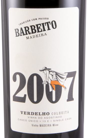 2007 Madeira Barbeito Vinha do Agostinho Verdelho 50cl
