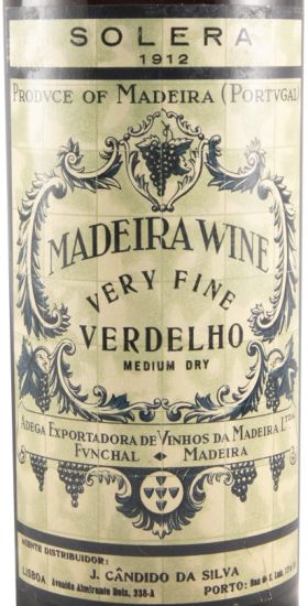 1912 Madeira Adega Exportadora de Vinhos da Madeira Verdelho Solera