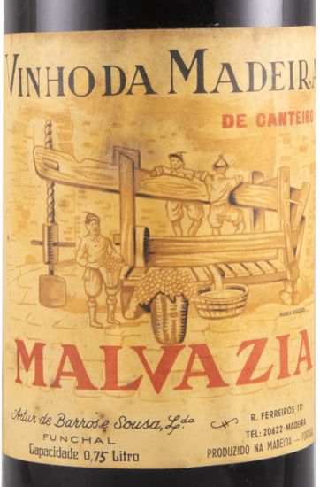 Madeira Artur de Barros e Sousa Malvazia de Canteiro