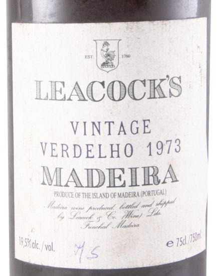 1973 Madeira Leacock's Verdelho