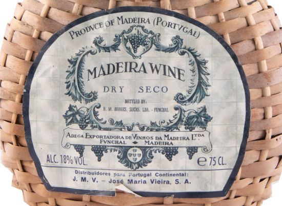 Madeira Adega Exportadora dos Vinhos da Madeira Dry (wicker flask)
