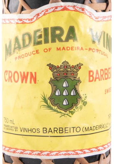 Madeira Barbeito Crown Rich (wicker bottle)