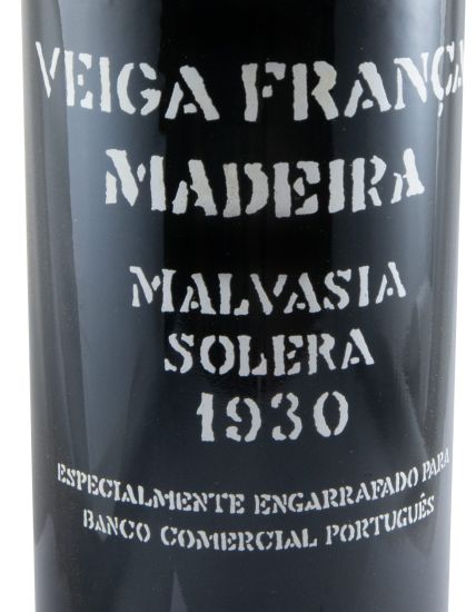 1930 Madeira Veiga França Edição BCP Malvasia Solera