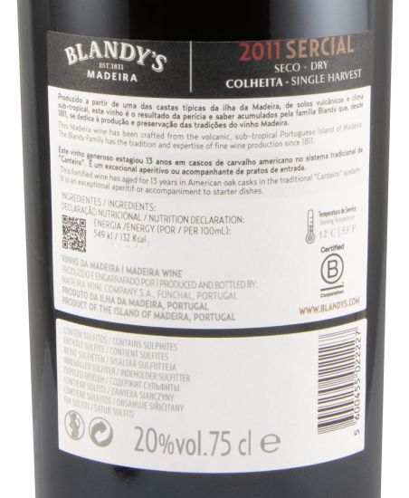 2011 Madeira Blandy's Sercial
