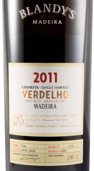 2011 Madeira Blandy's Verdelho
