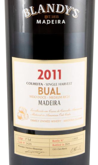 2011 Madeira Blandy's Bual