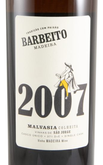 2007 Madeira Barbeito Single Cask 371 Malvasia 50cl