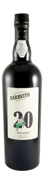Madeira Barbeito Lote 24064 Malvasia 20 years