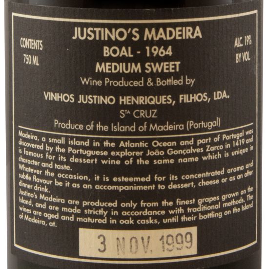 1964 Madeira Justino Henriques Boal (engarrafado em 1999)