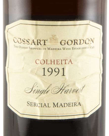 1991 Madeira Cossart Gordon Sercial 50cl