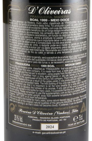 1999 Madeira D'Oliveiras Boal