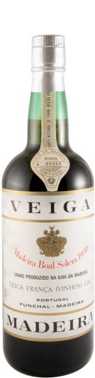 1930 Madeira Veiga França Boal Solera (paper label)
